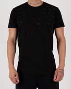 Rhinestone MC Pattern T-Shirt