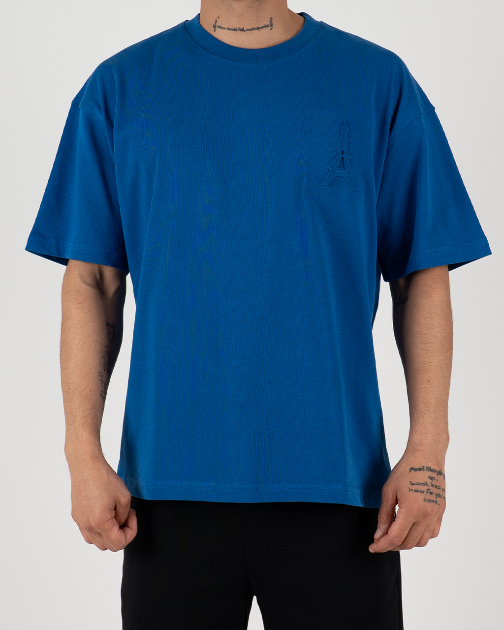 Oversized Paris Embroidered T-Shirt