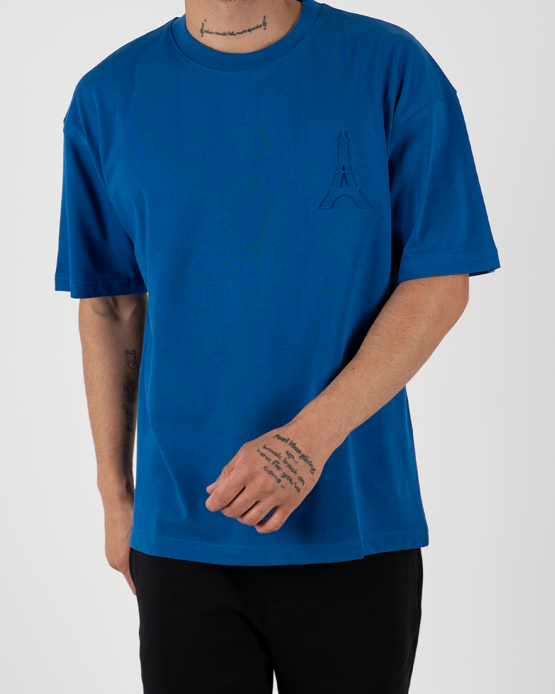 Oversized Paris Embroidered T-Shirt