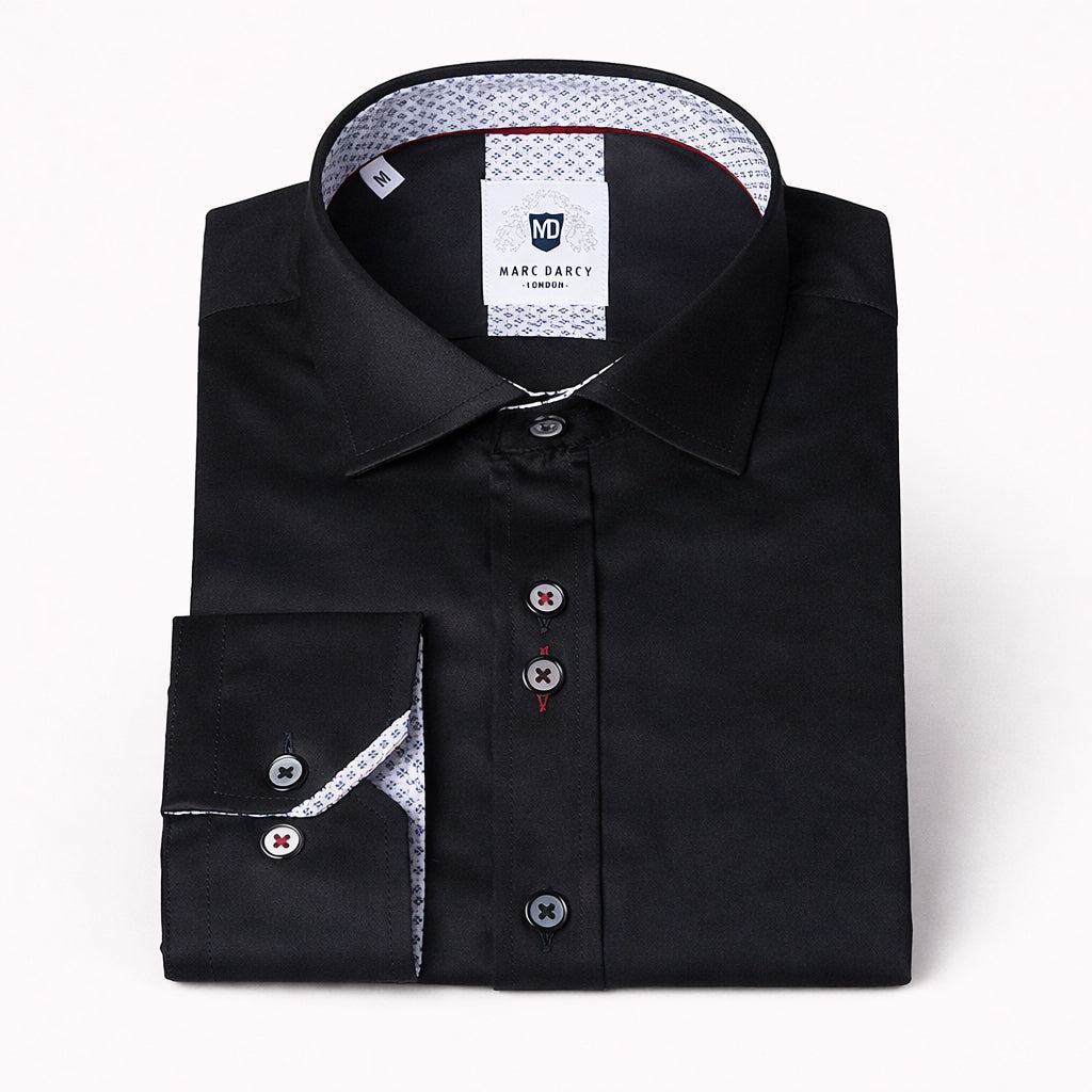 Alfie - Black Long Sleeve Shirt