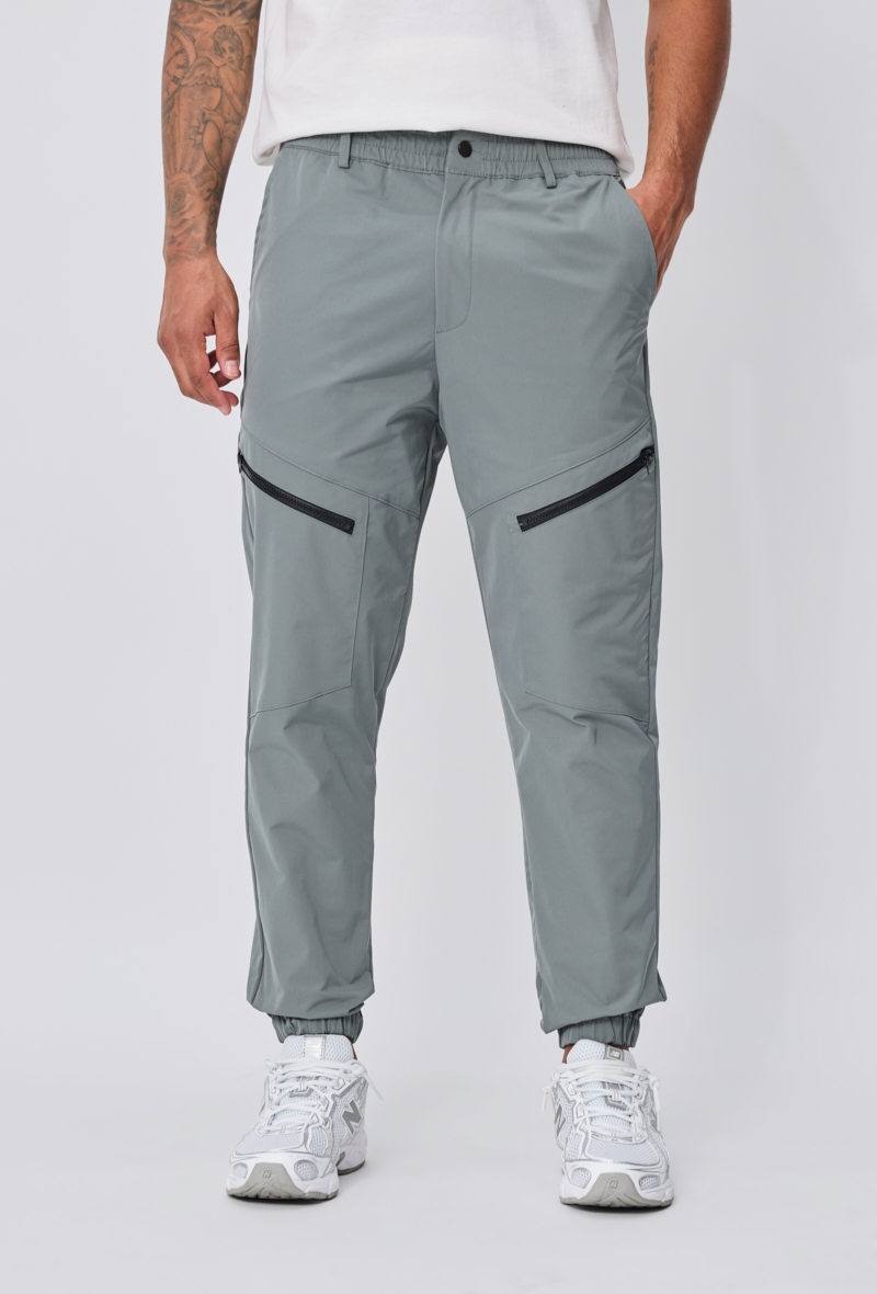 Front Zip Detail Cargo Pants