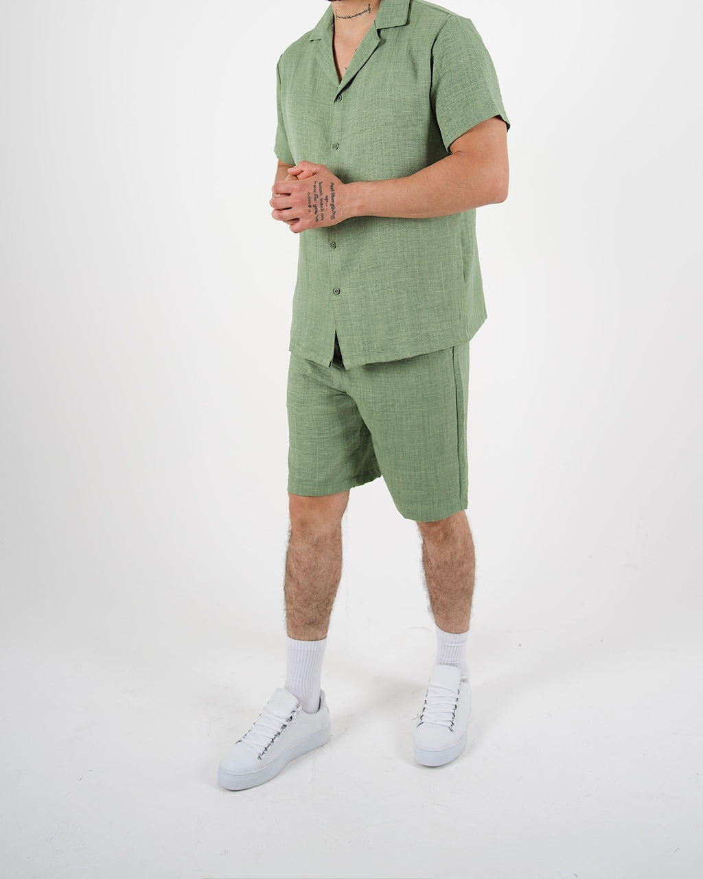 Camp Collar Shirt & Short Set
