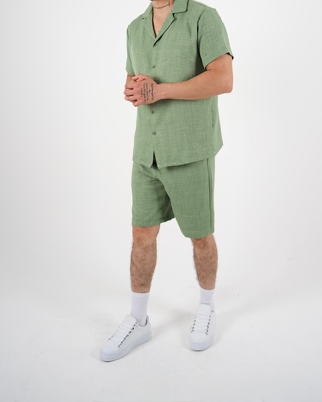 Camp Collar Shirt & Short Set