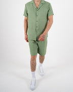 Camp Collar Shirt & Short Set