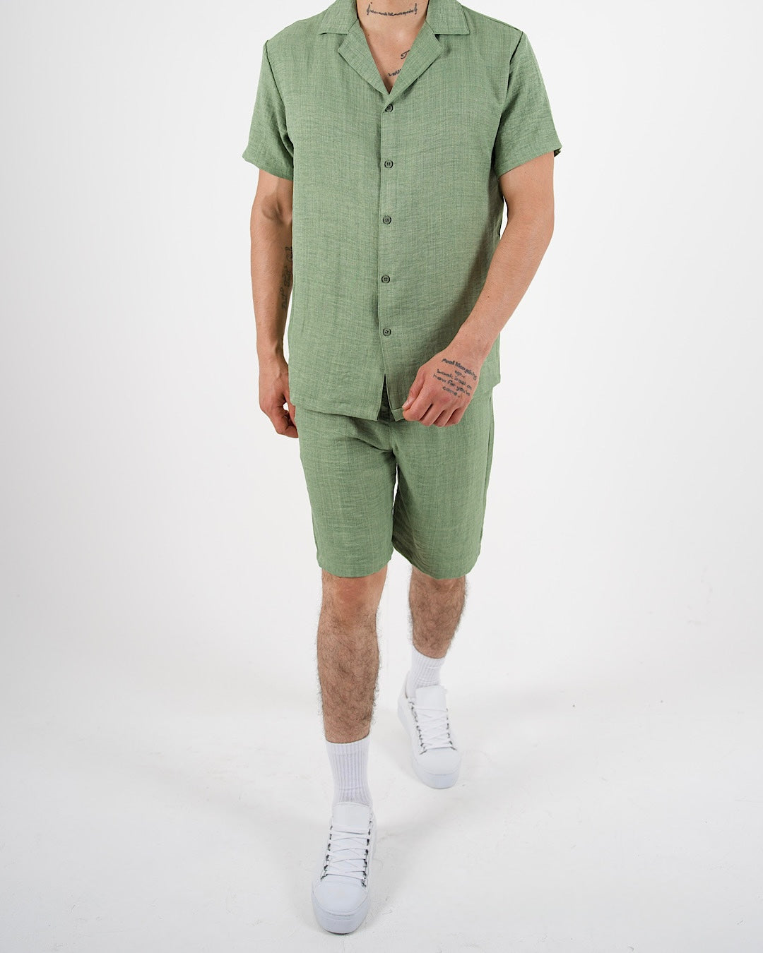Camp Collar Shirt & Short Set