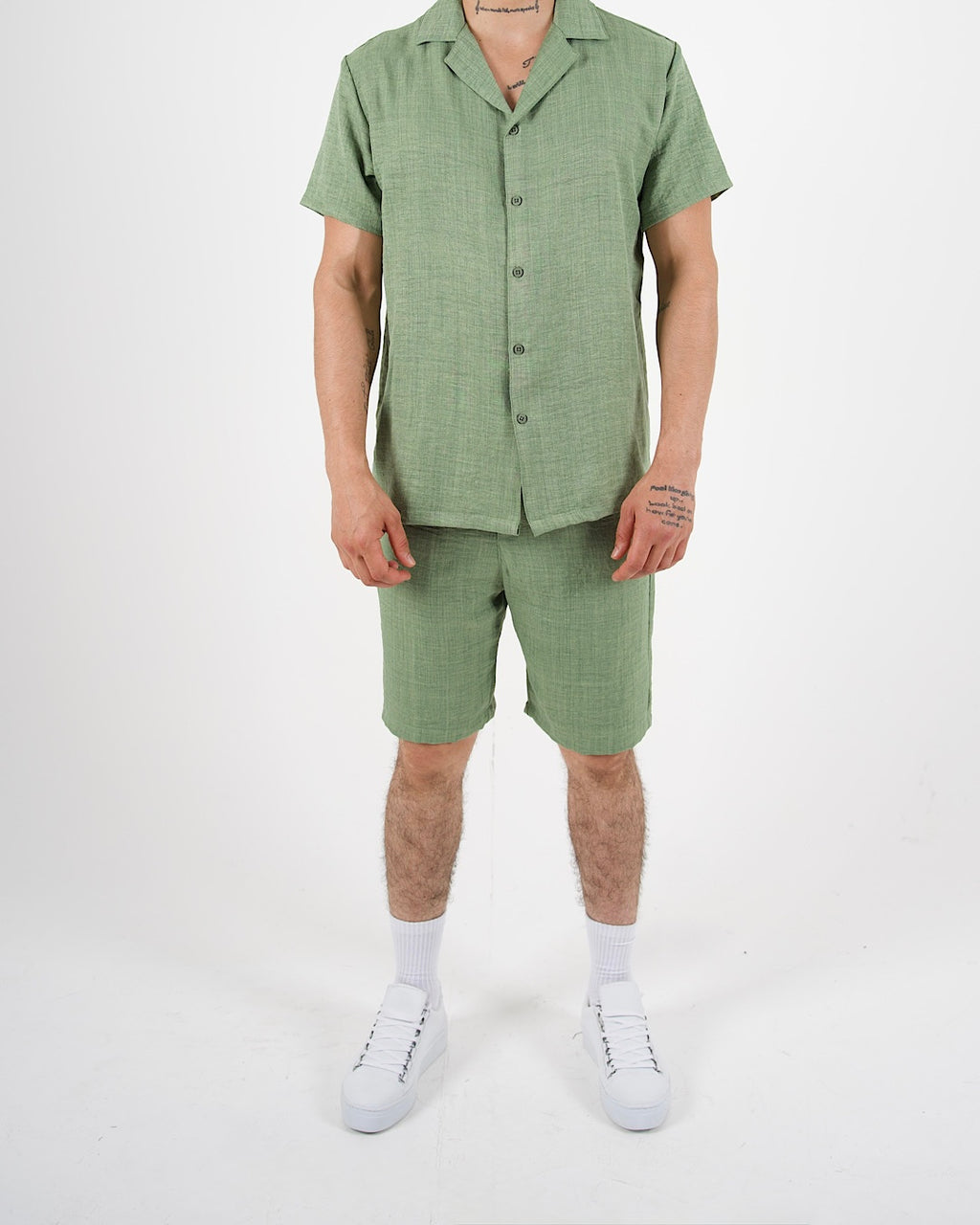 Camp Collar Shirt & Short Set