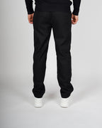 Black Linen Casual Trousers