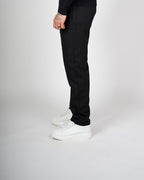 Black Linen Casual Trousers