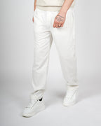 White Linen Casual Trousers