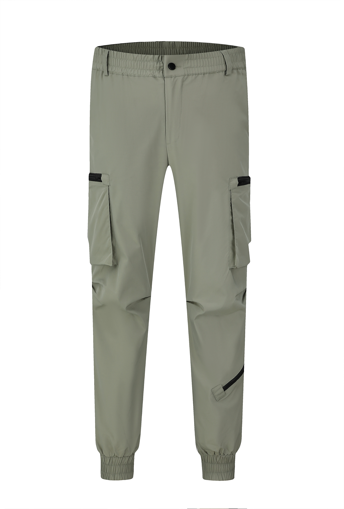 Slim Fit Zip Pocket Cargo Joggers