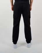 Black Utility Cargo Trousers