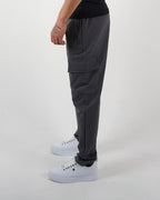 Dark Grey Utility Cargo Trousers