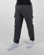 Dark Grey Utility Cargo Trousers