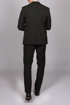 Bromley - Olive Green Three Piece Suit