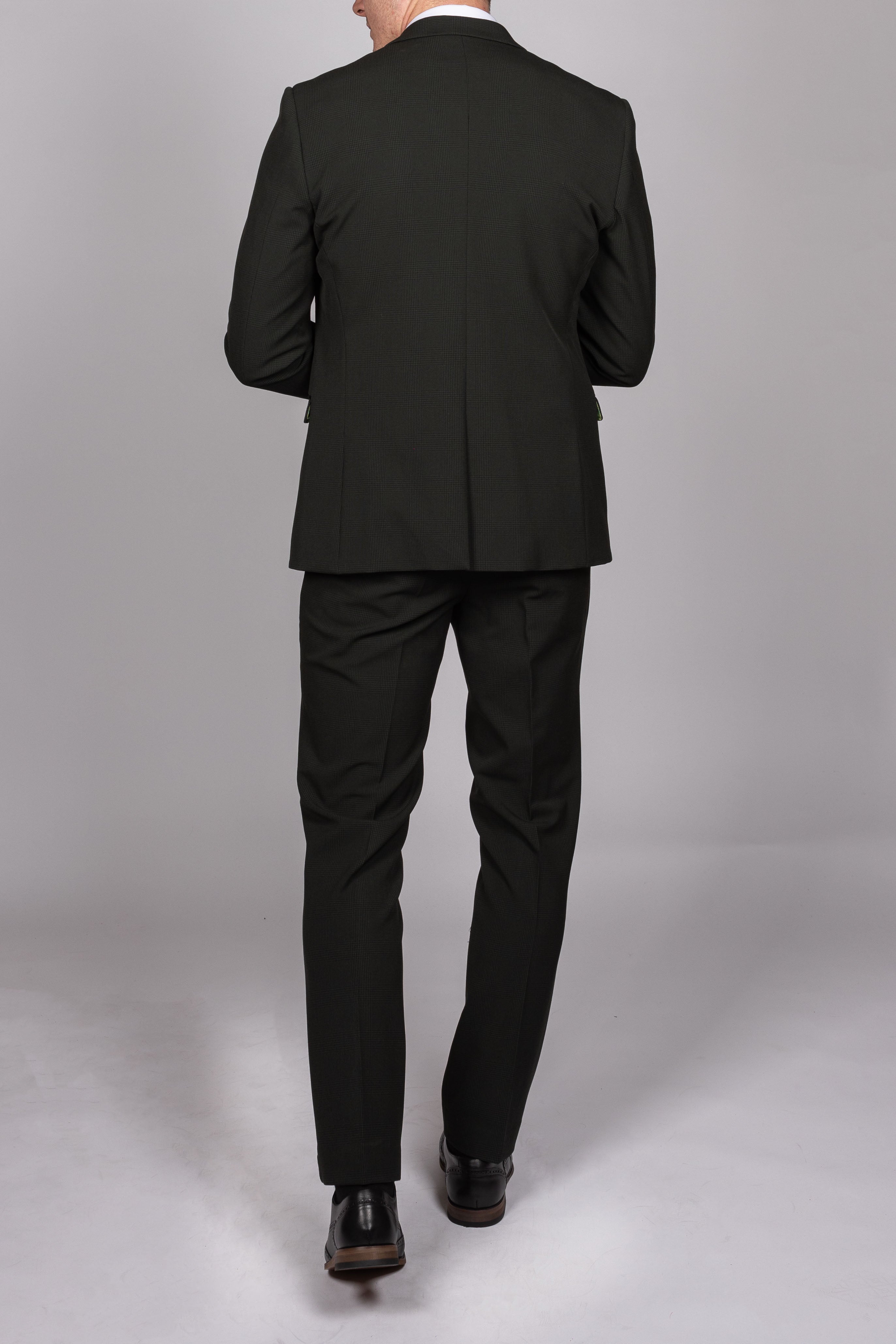 Bromley - Olive Green Three Piece Suit