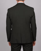 Bromley - Olive Green Check Blazer