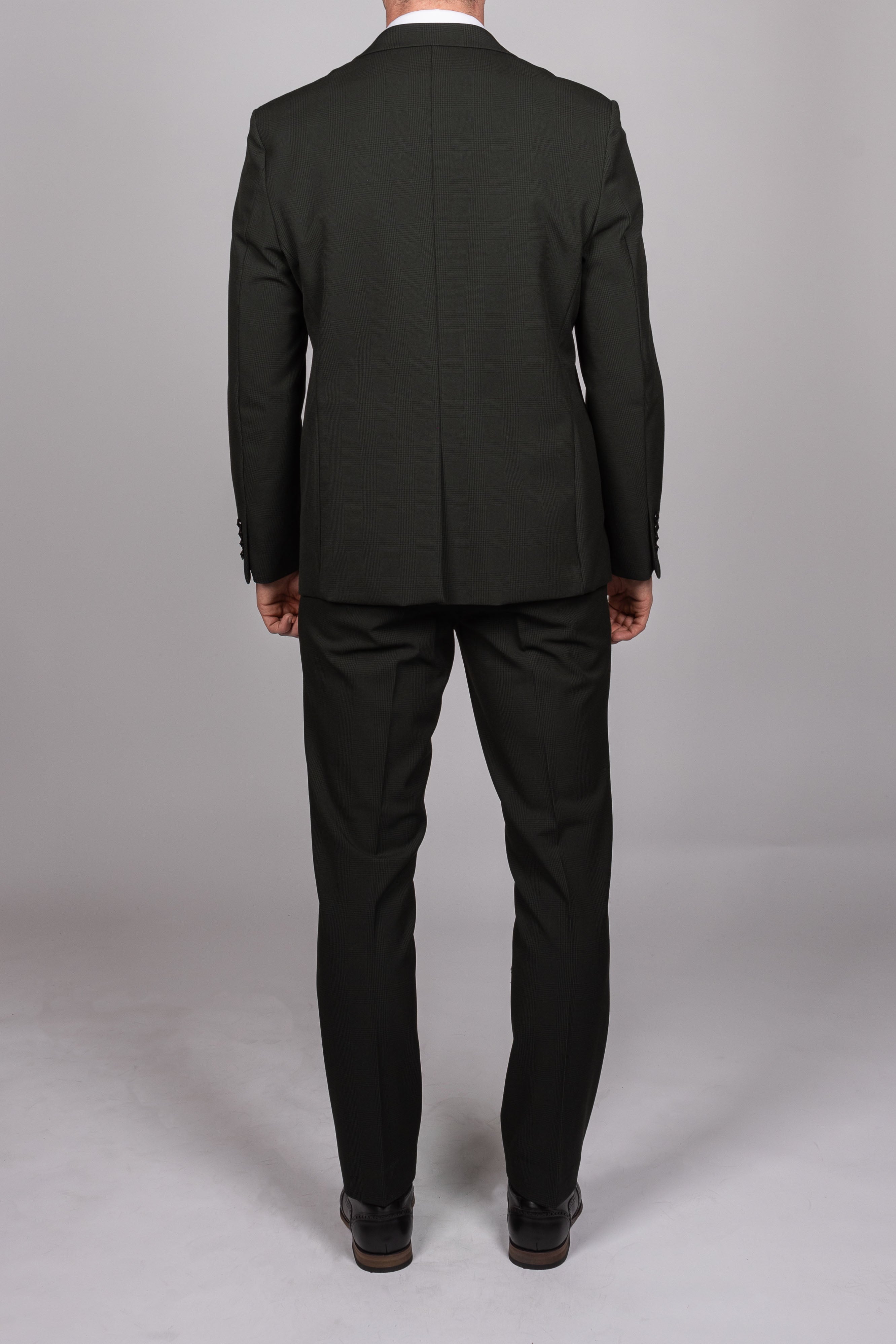 Bromley Olive Double Breasted Suit