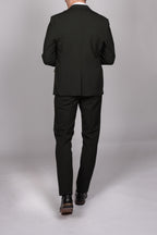 Bromley Olive Double Breasted Suit