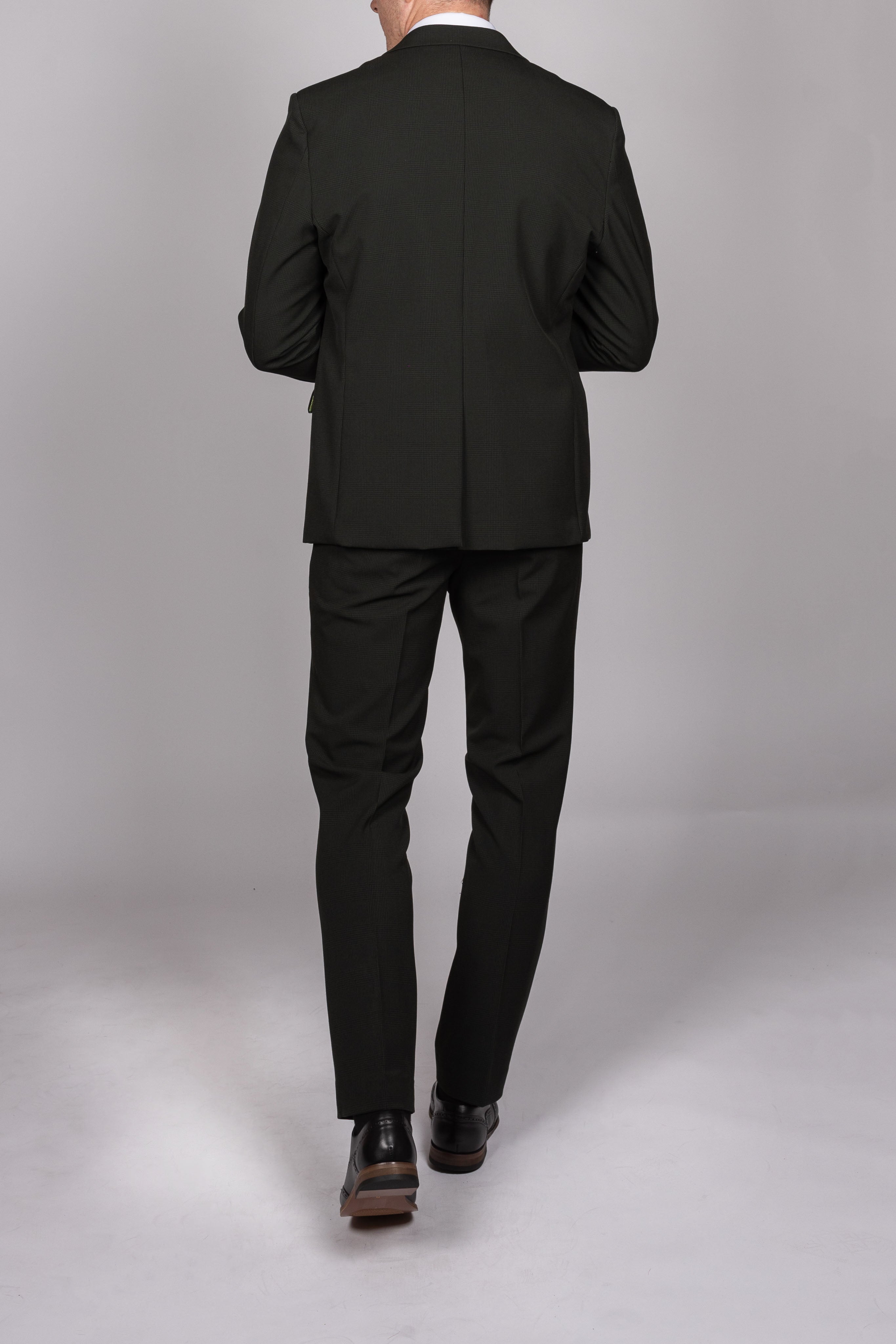 Bromley Olive Double Breasted Suit