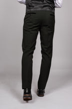 Bromley Olive Double Breasted Suit