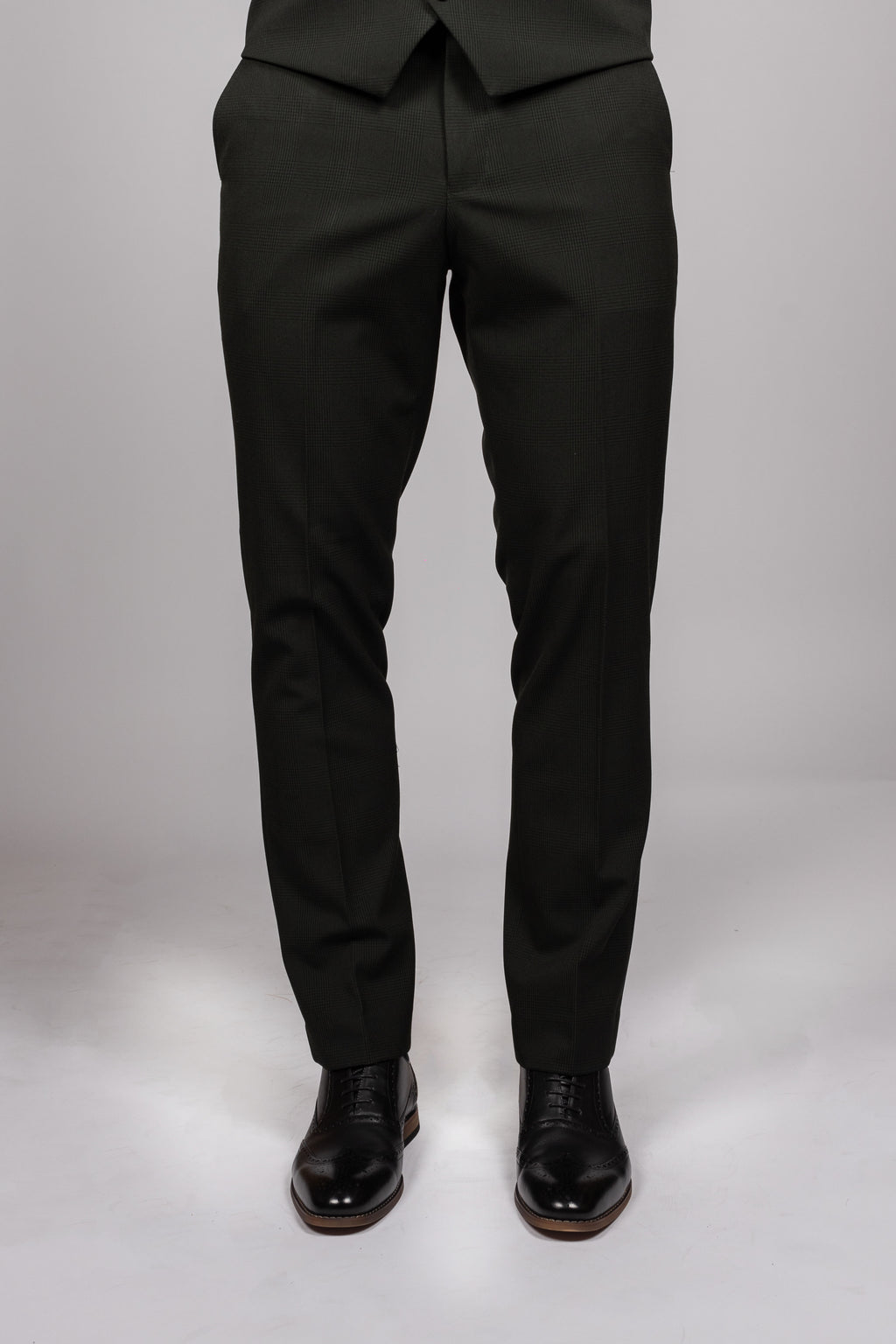 Bromley Olive Double Breasted Suit