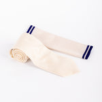 MC Textured - Tie & Pocket Square Set in Cream