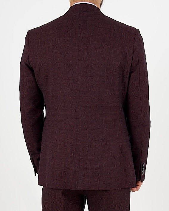 Caridi - Wine Slim Fit Blazer