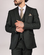 Caridi - Olive Slim Fit Blazer