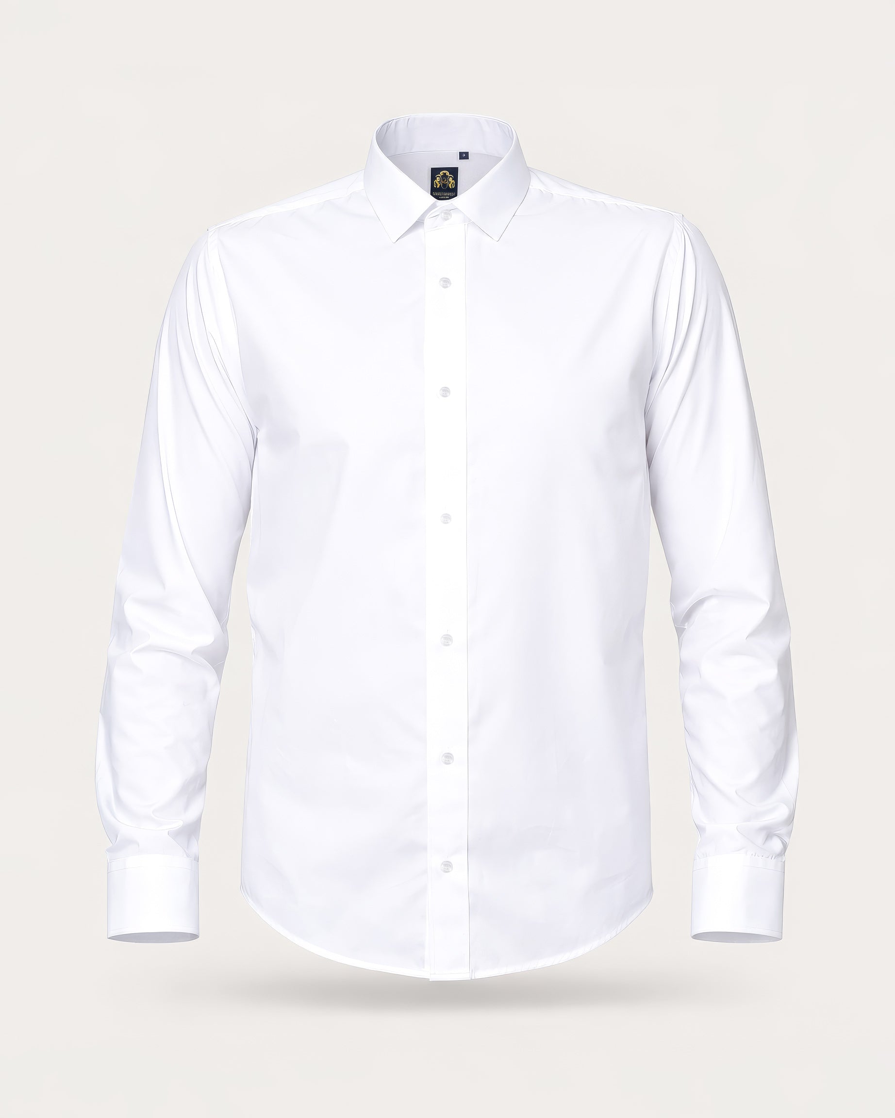 Carter - White Long Sleeve Shirt