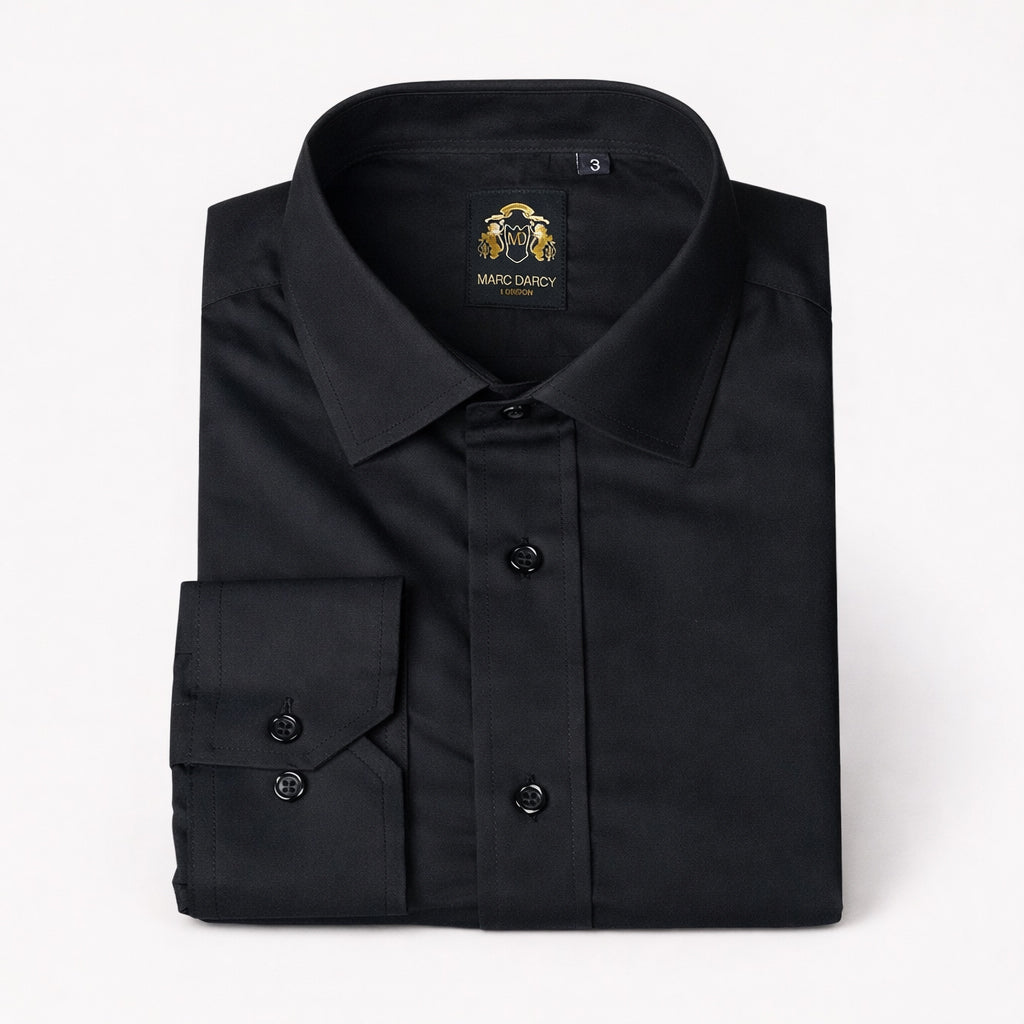 Carter - Black Long Sleeve Shirt