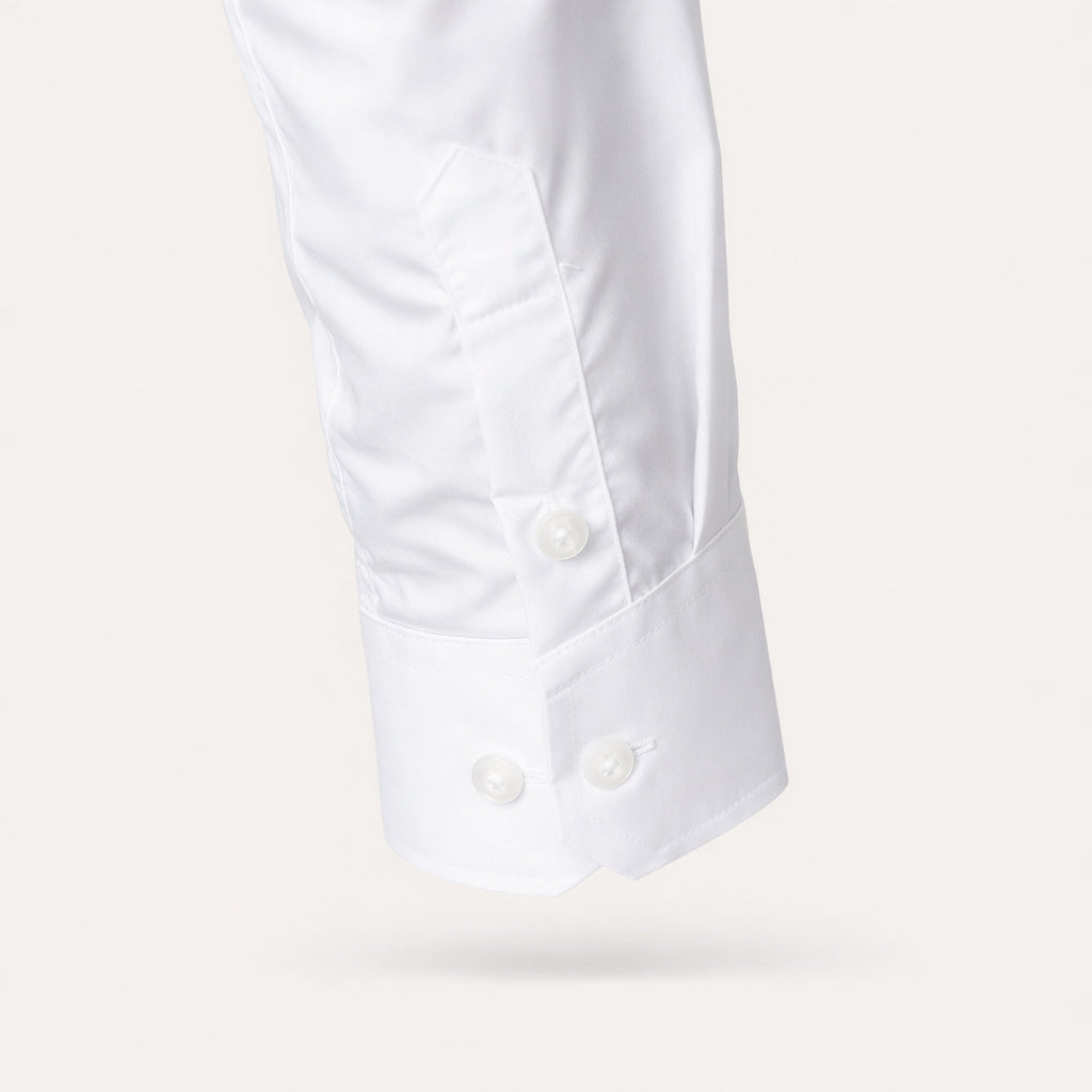 Carter - White Long Sleeve Shirt