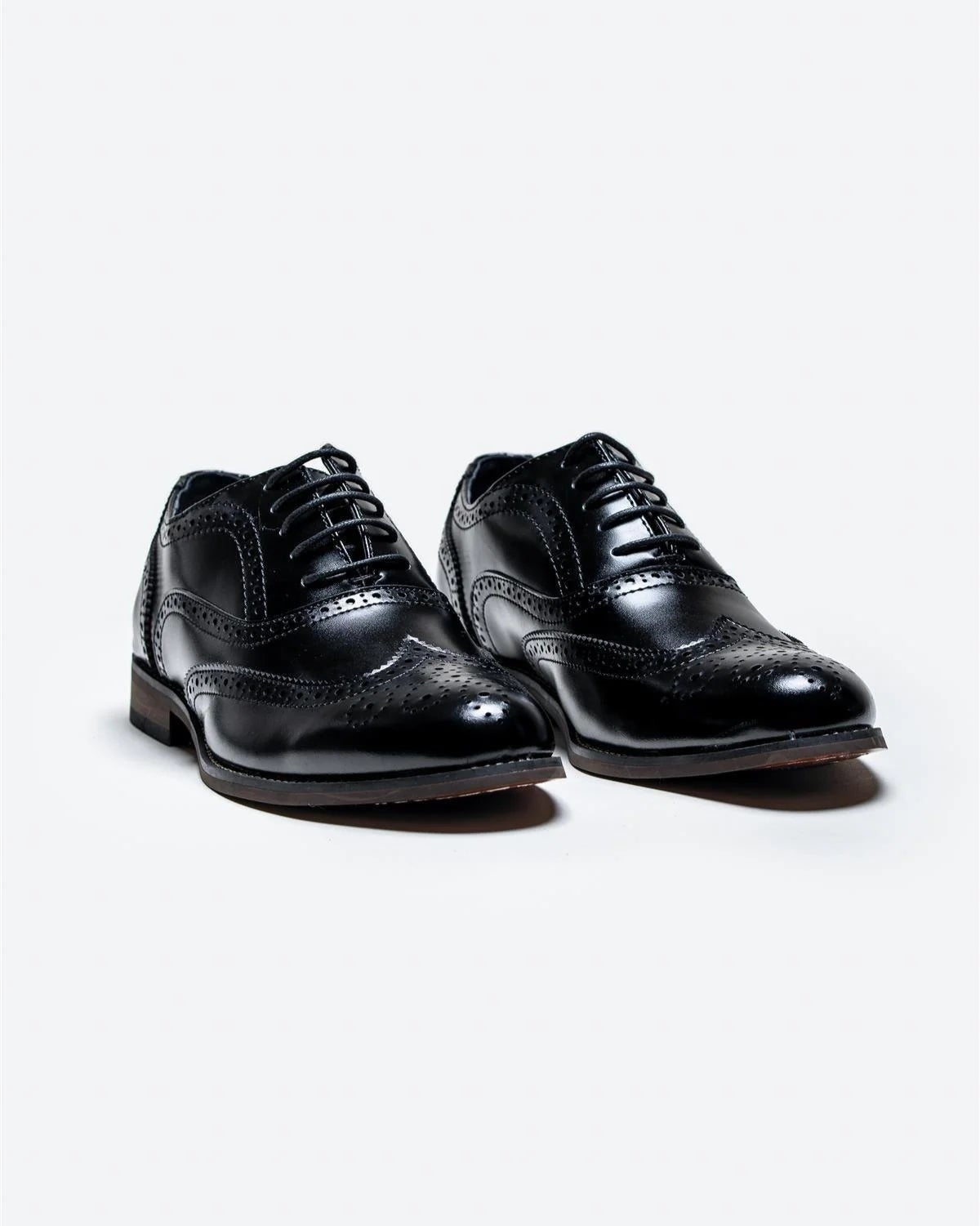 Clark - Black Brogue Shoes
