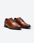 Clark - Tan Brogue Shoes