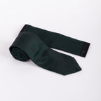 MC Textured - Tie & Pocket Square Set in Dark Green