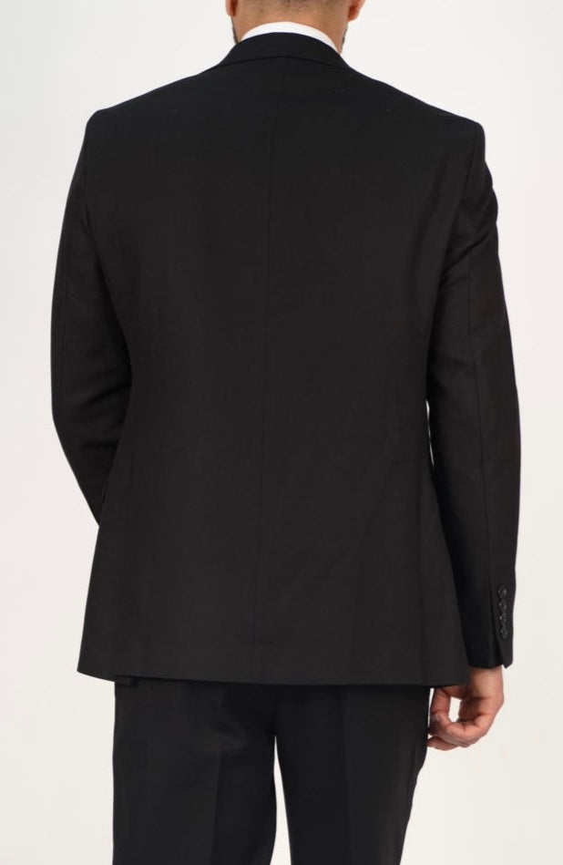 Milano Premium Black Blazer & Waistcoat
