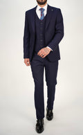 Milano Premium Navy Three Piece Suit
