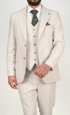 Milano Premium Stone Blazer & Waistcoat