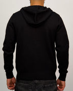 Full-Zip Knit Hoodie