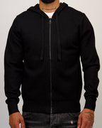 Full-Zip Knit Hoodie