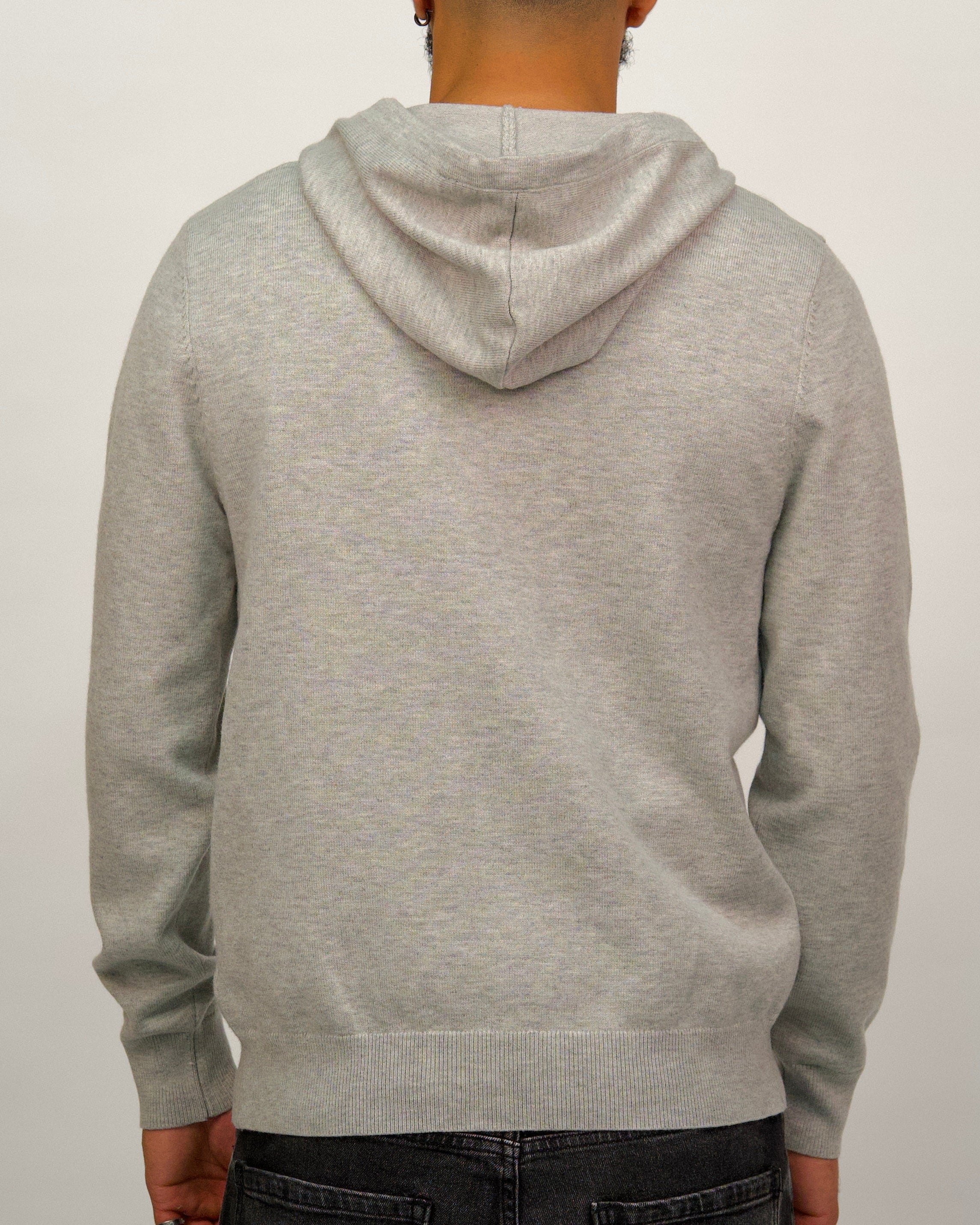 Full-Zip Knit Hoodie