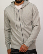 Full-Zip Knit Hoodie