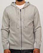 Full-Zip Knit Hoodie