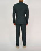 Milano Olive Linen Two-Piece Suit