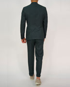 Milano Olive Linen Two-Piece Suit