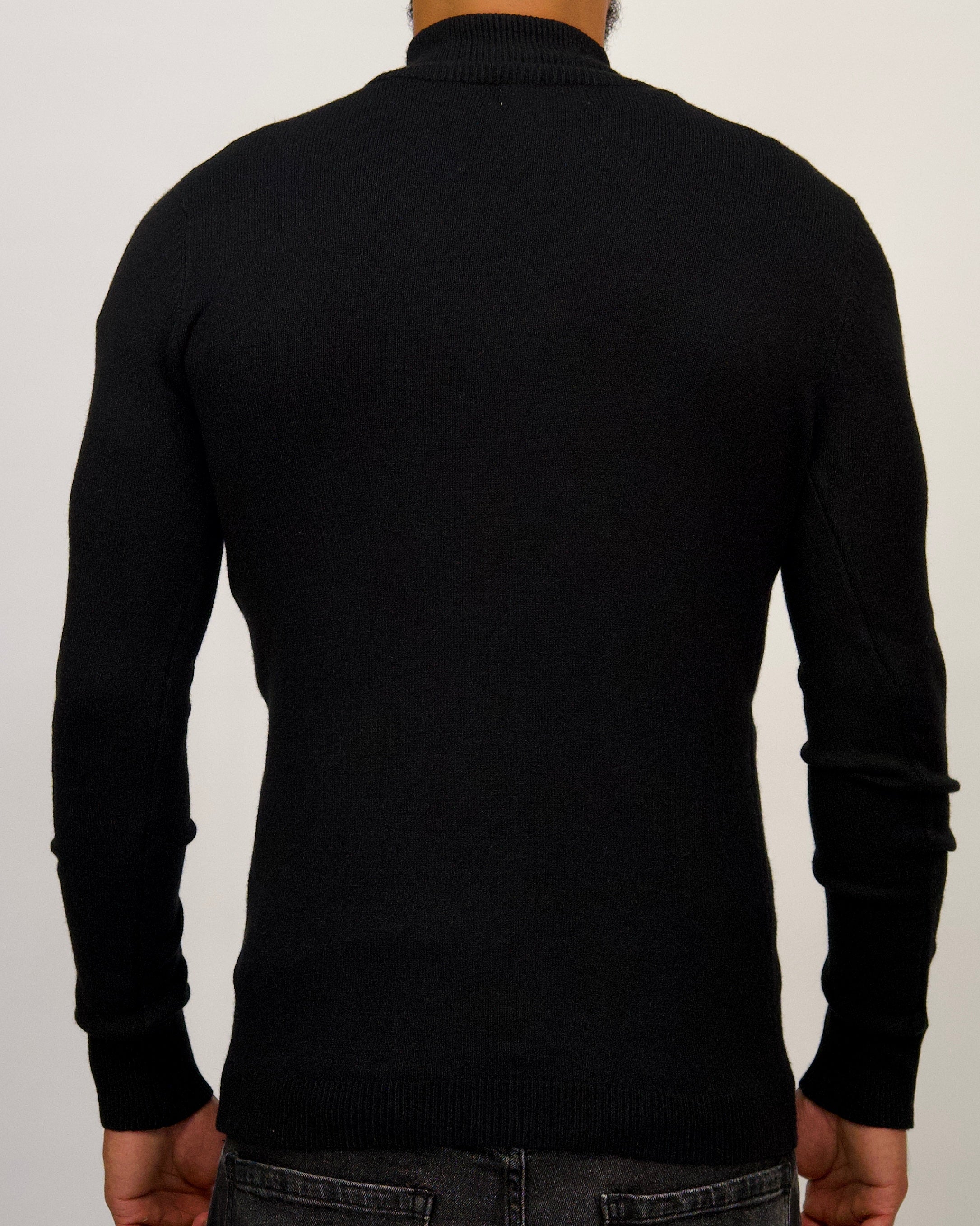 Half Zip Sweater Black