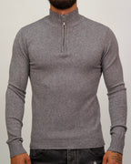 Half Zip Sweater Grey