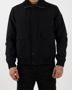 Black Utility Bomber Jacket