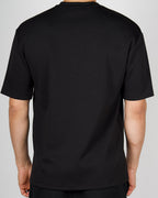 Black Minimal Diamante Detail T-Shirt