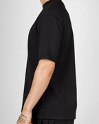 Black Minimal Diamante Detail T-Shirt