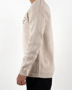 C Embroidered Knitted Jumper